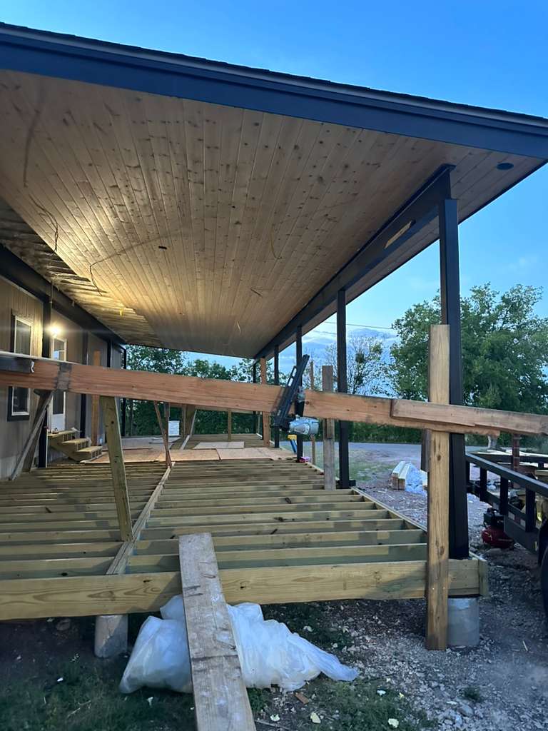 Cordero porch and deck project 2