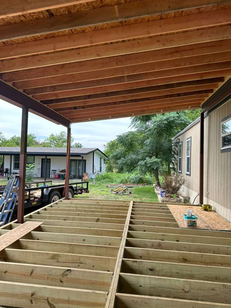 Cordero porch and deck project 3